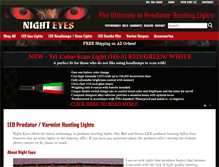 Tablet Screenshot of nighteyeslights.com